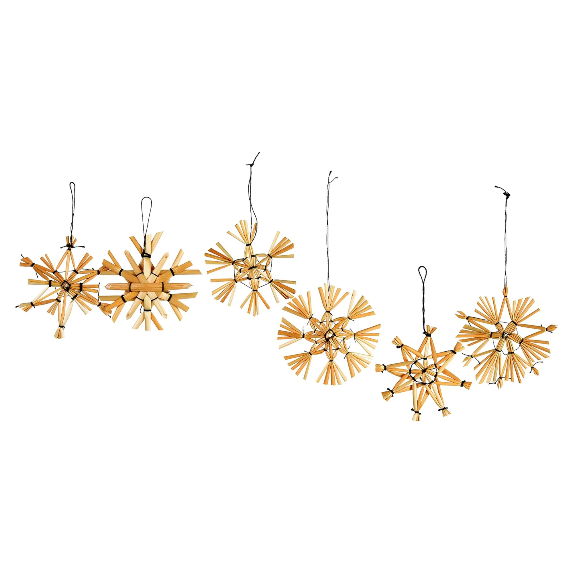 Anhänger Strohsterne Ca. 6Cm 12Er Set^Depot New