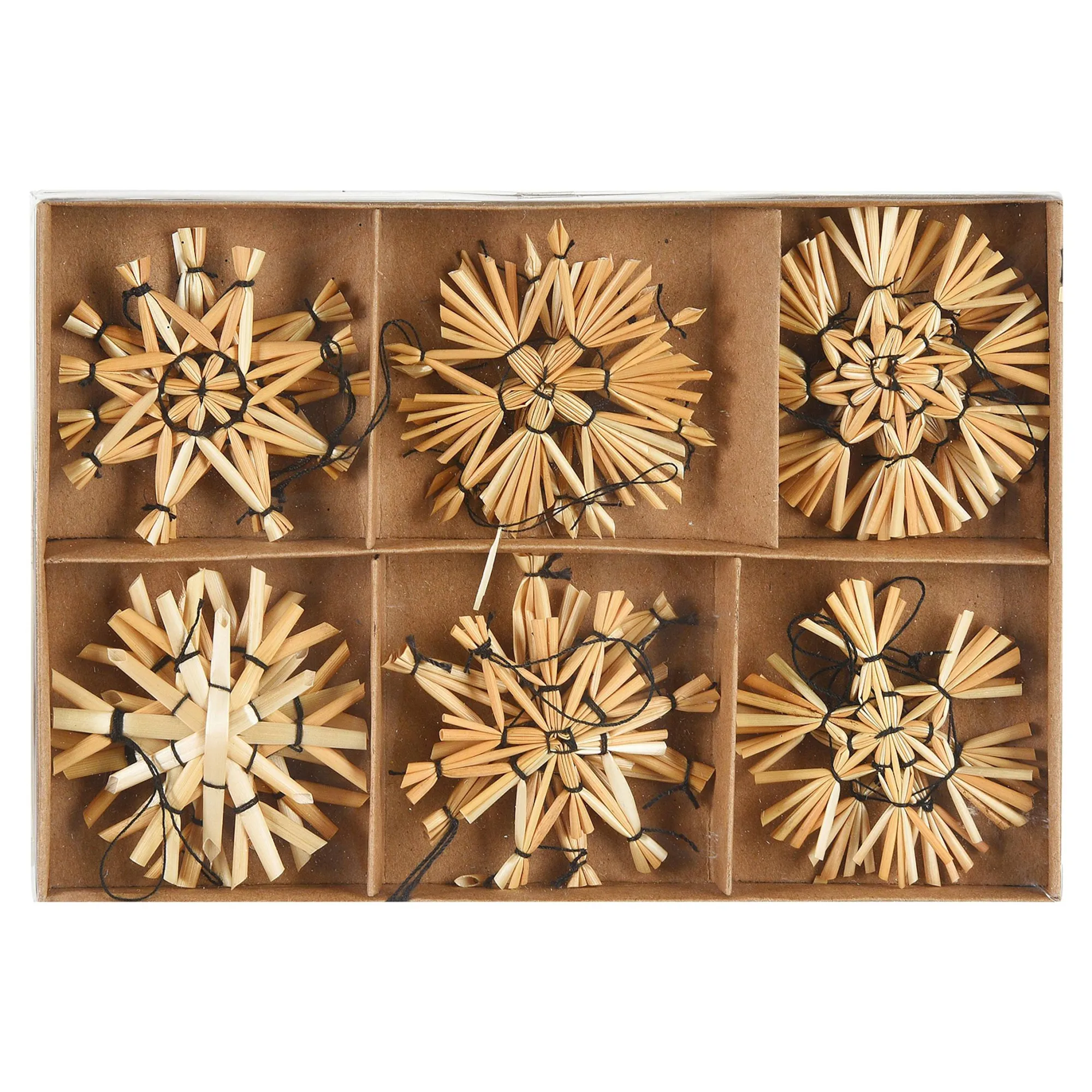 Anhänger Strohsterne Ca. 6Cm 12Er Set^Depot New