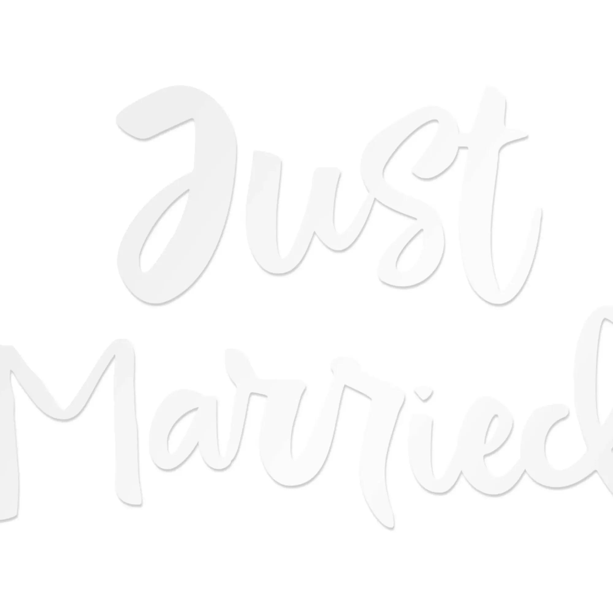 Clearance Depot Autosticker Just Married