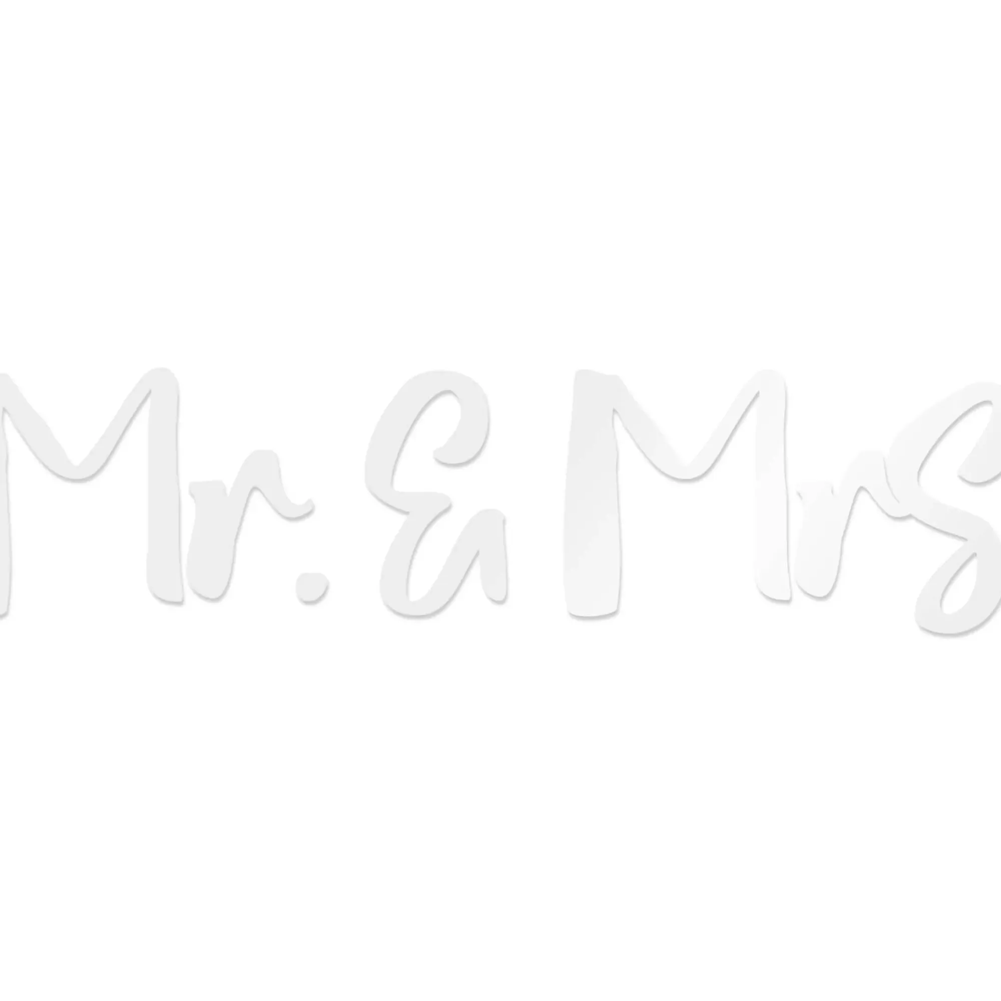 Fashion Depot Autosticker Mr & Mrs