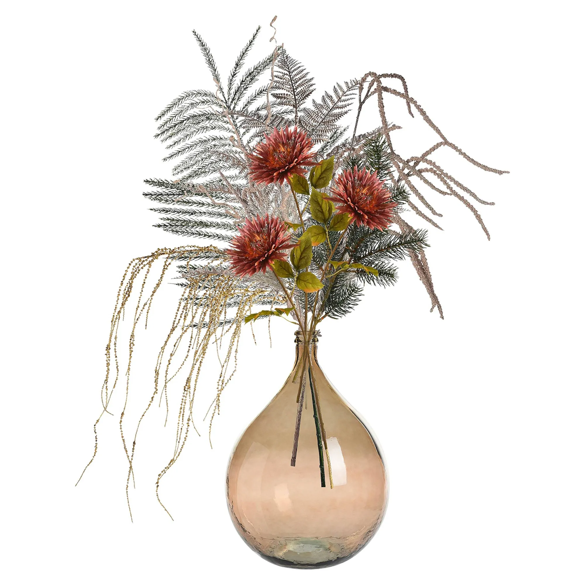 Ballonvase Winter Glam Mit Kunstblumen^Depot New