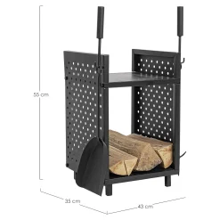 Bizzotto Holzhalter-Set Efesto^Depot Store