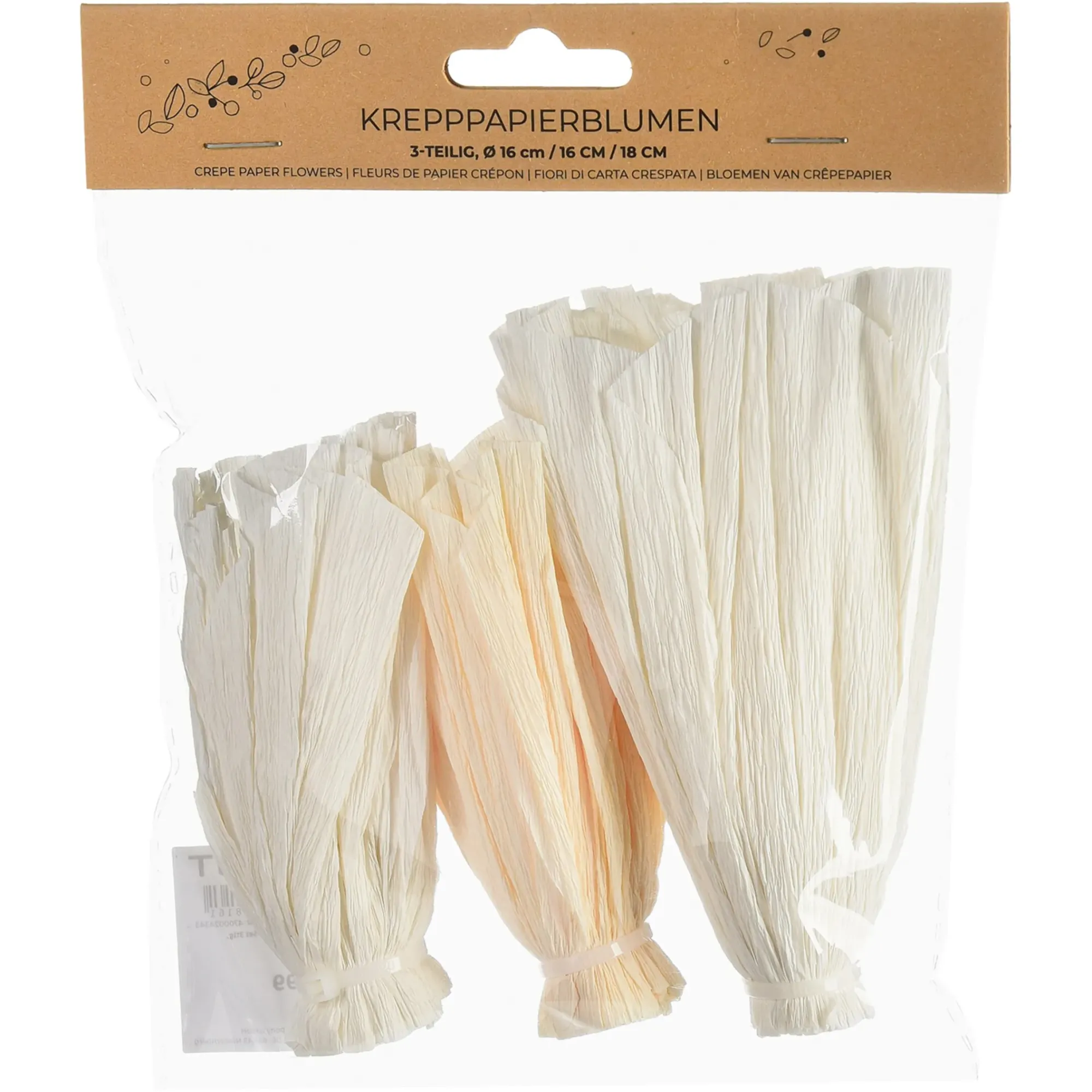 Sale Depot Crepepapierblumen-Set