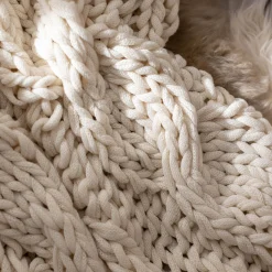 Decke Knitted Braid Ca. 130X150Cm^Depot Discount