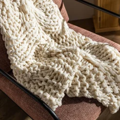 Decke Knitted Braid Ca. 130X150Cm^Depot Discount