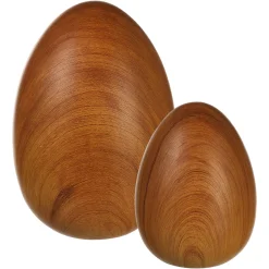 Online Depot Deko-Objekt-Set Ei Wood