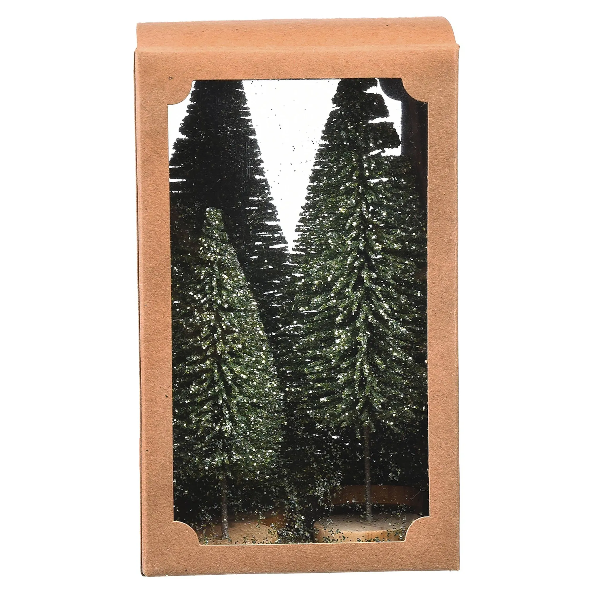 Deko-Objekt-Set Glitzer-Baum^Depot Outlet