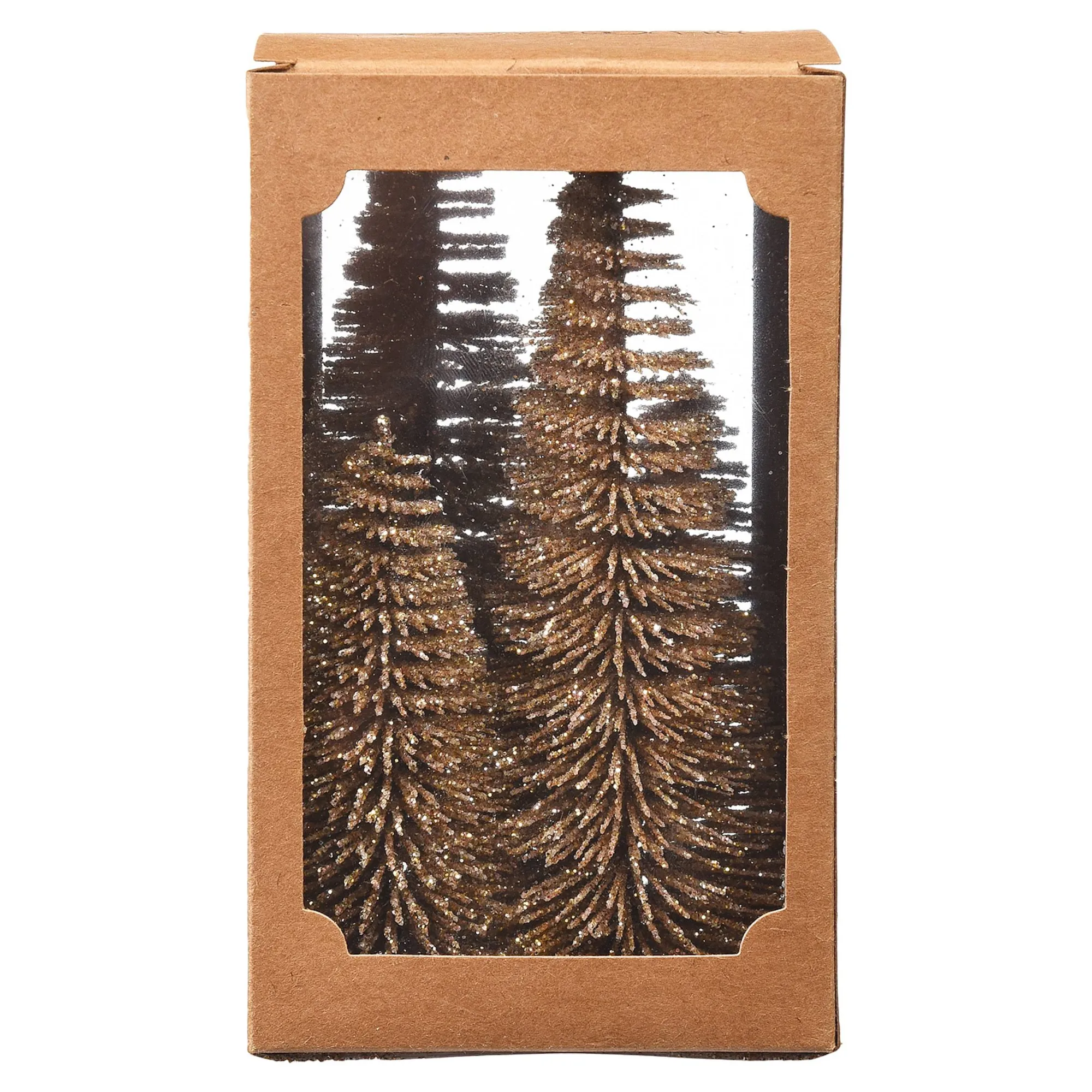 Deko-Objekt-Set Glitzer-Baum^Depot Flash Sale