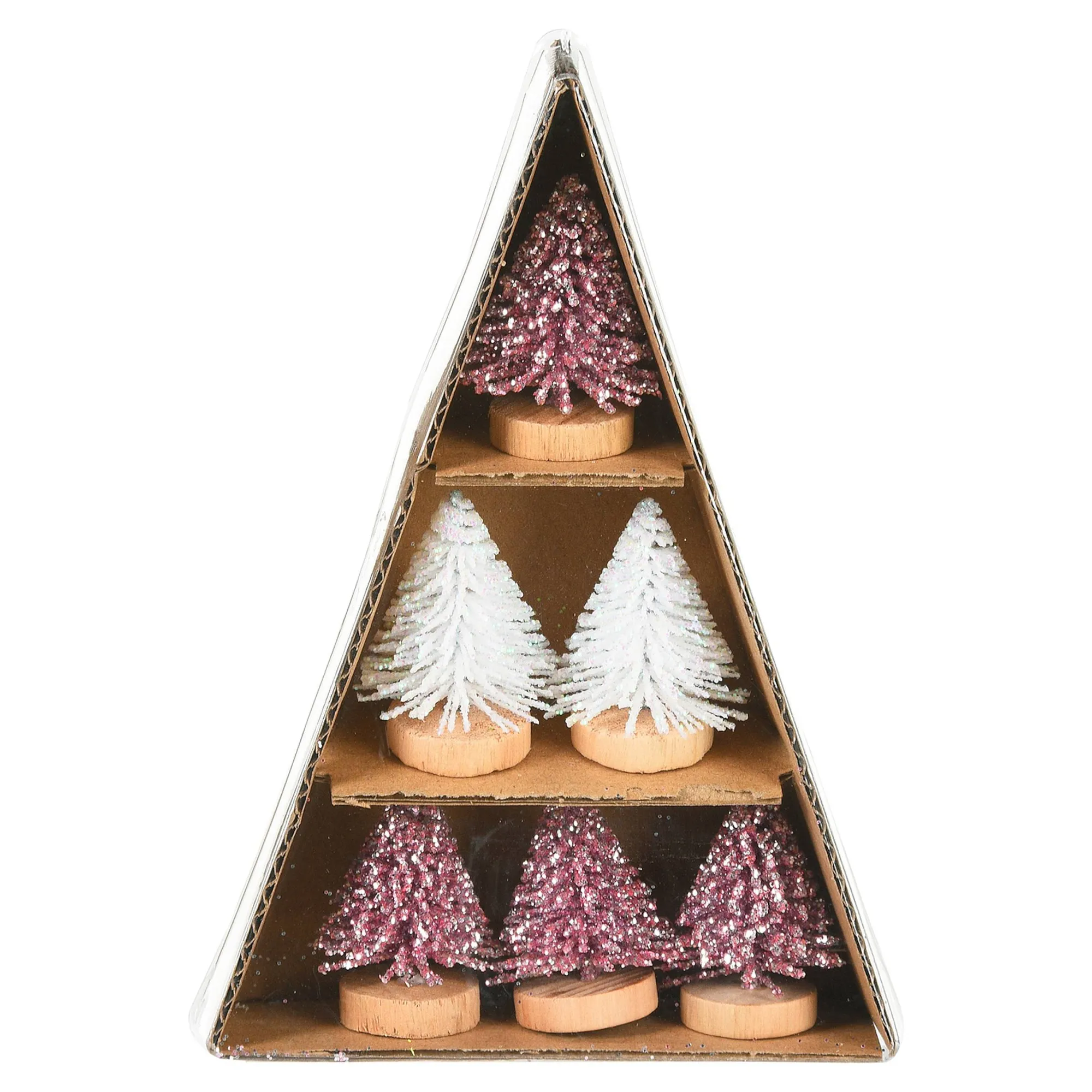 Deko-Objekt-Set Minibaum, Beglimmert^Depot Cheap