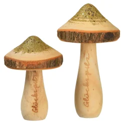 Deko-Objekt-Set Pilz Glitter^Depot Cheap