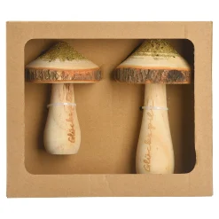 Deko-Objekt-Set Pilz Glitter^Depot Cheap