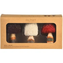 Store Depot Deko-Objekt-Set Pilz Teddy