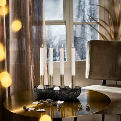 Deko-Set Weihnachts-Kerzenhalter Golden Glam^Depot Hot