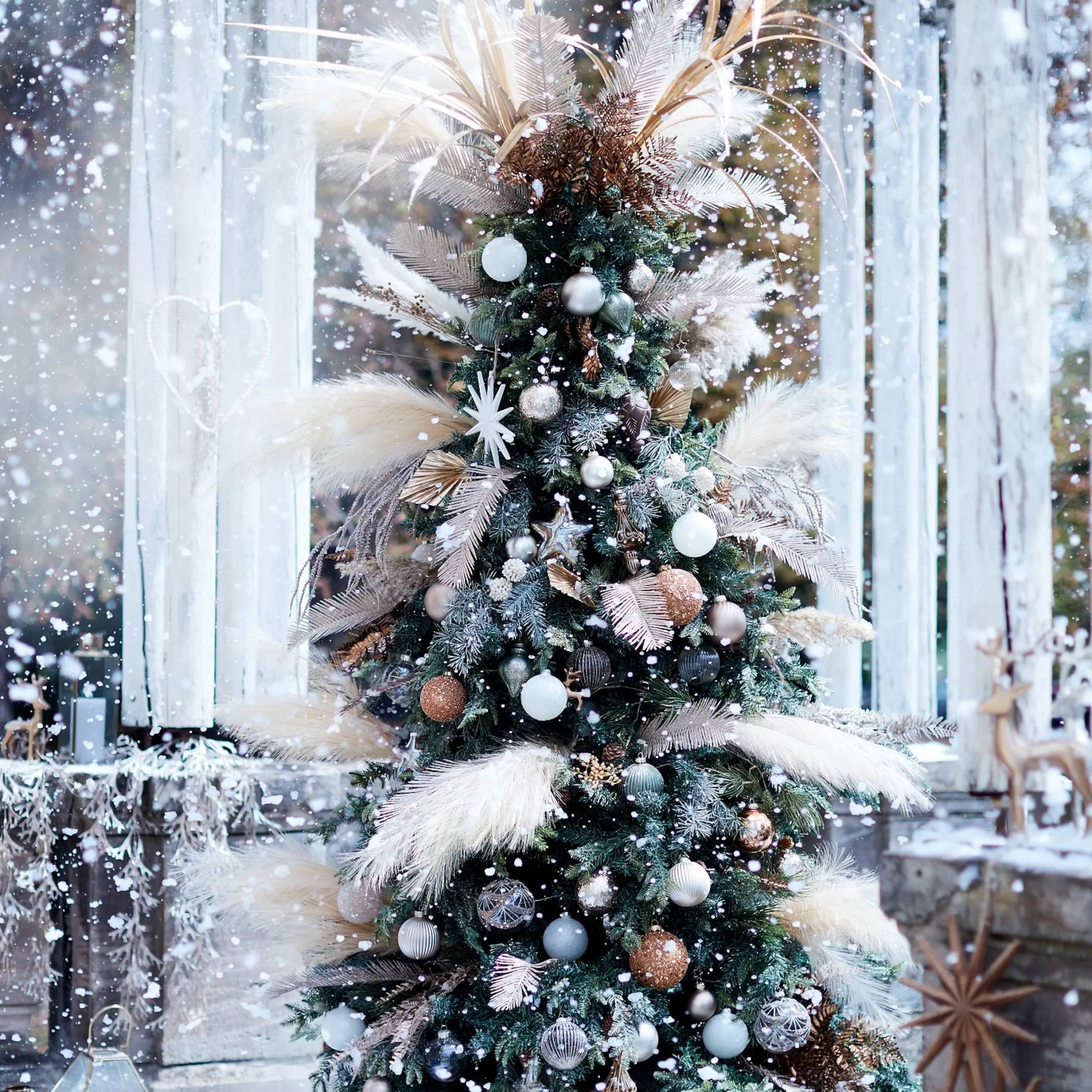 Deko-Set Weihnachts-Kerzenhalter Golden Glam^Depot Hot