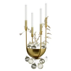 Deko-Set Weihnachts-Kerzenhalter Golden Glam^Depot Hot