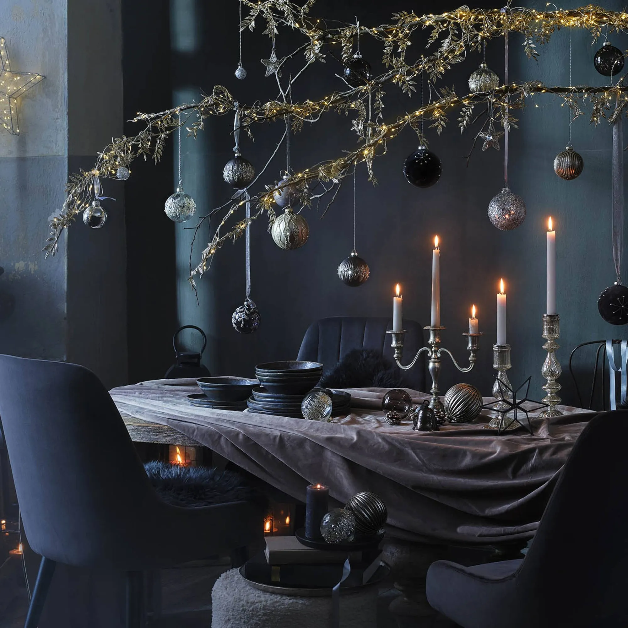 Deko-Set Weihnachts-Kerzenhalter Glam^Depot Clearance