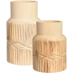 Sale Depot Deko-Vasen-Set Rillen
