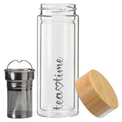 Doppelwand-Isolierflasche Tea Time^Depot Hot