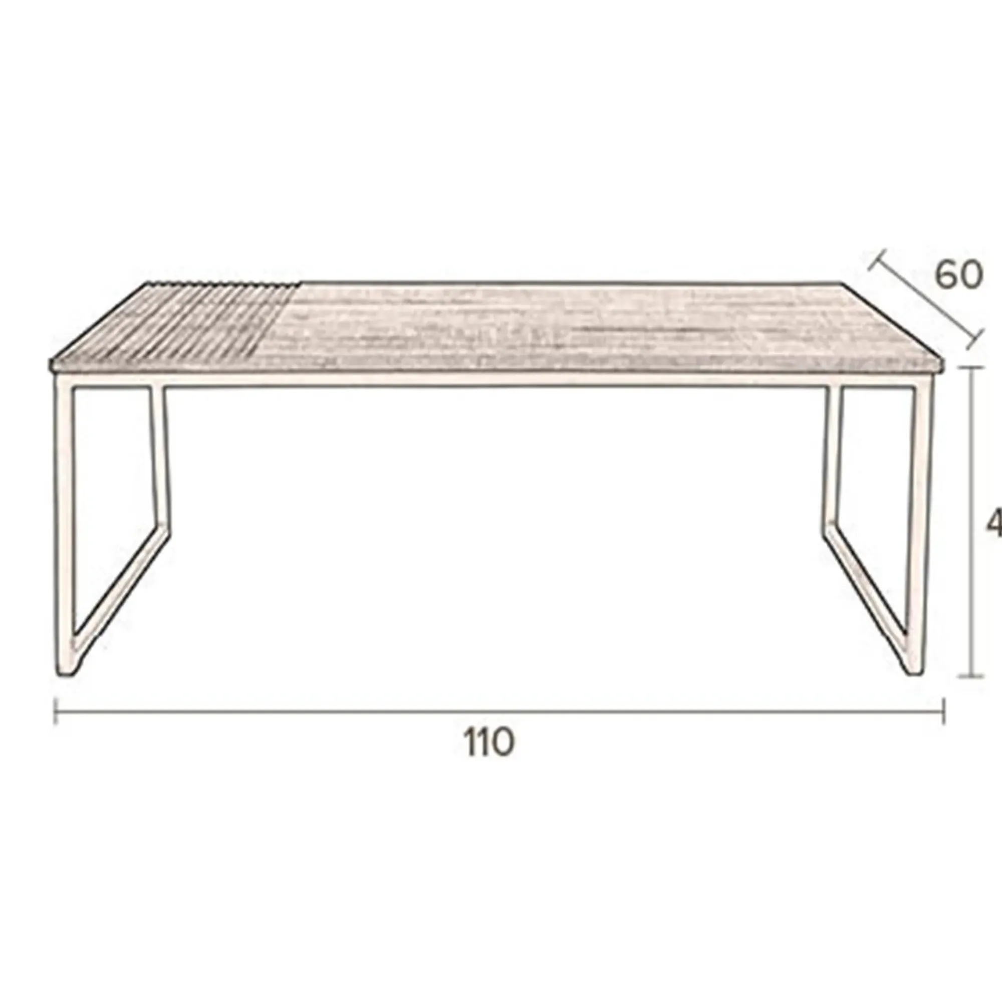 Online Depot Dutchbone Couchtisch Randi