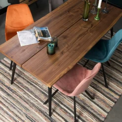 Cheap Depot Dutchbone Samt-Stuhl Franky