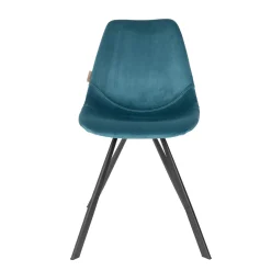 Cheap Depot Dutchbone Samt-Stuhl Franky