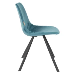 Cheap Depot Dutchbone Samt-Stuhl Franky