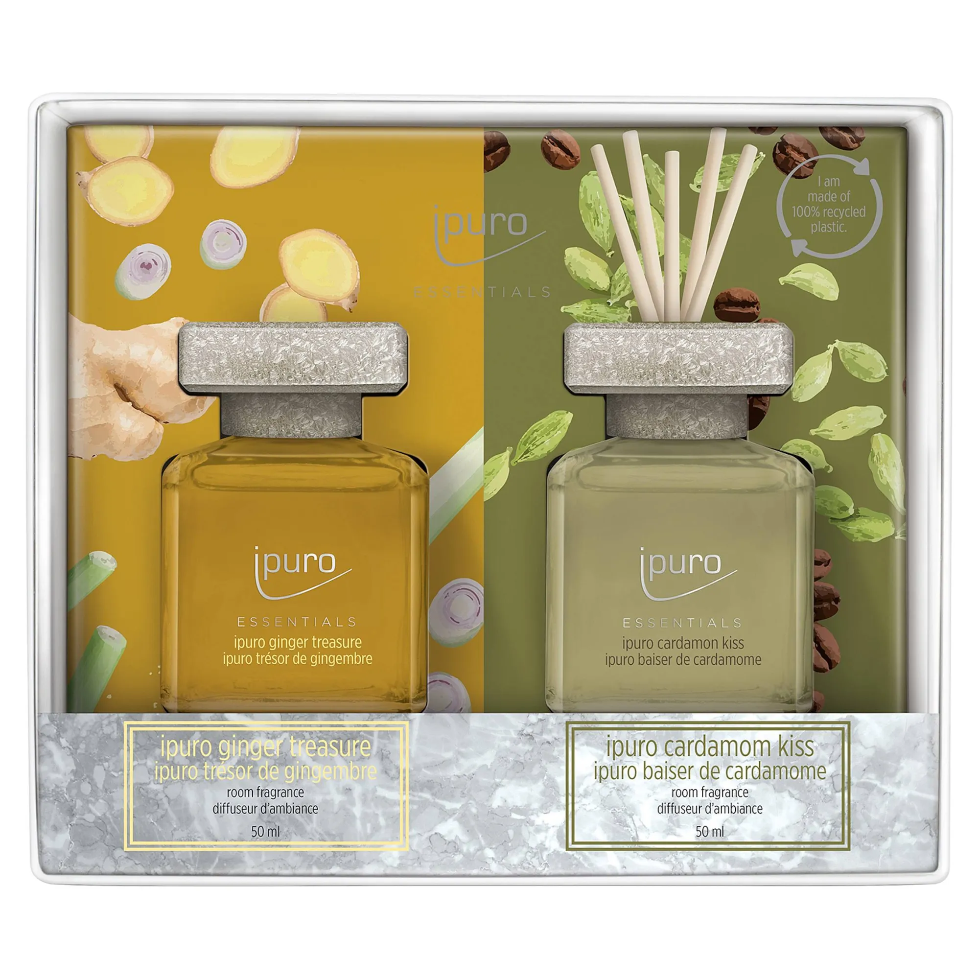 Essentials Raumduft-Set Cardamom Kiss & Ginger Treasure^Depot Sale