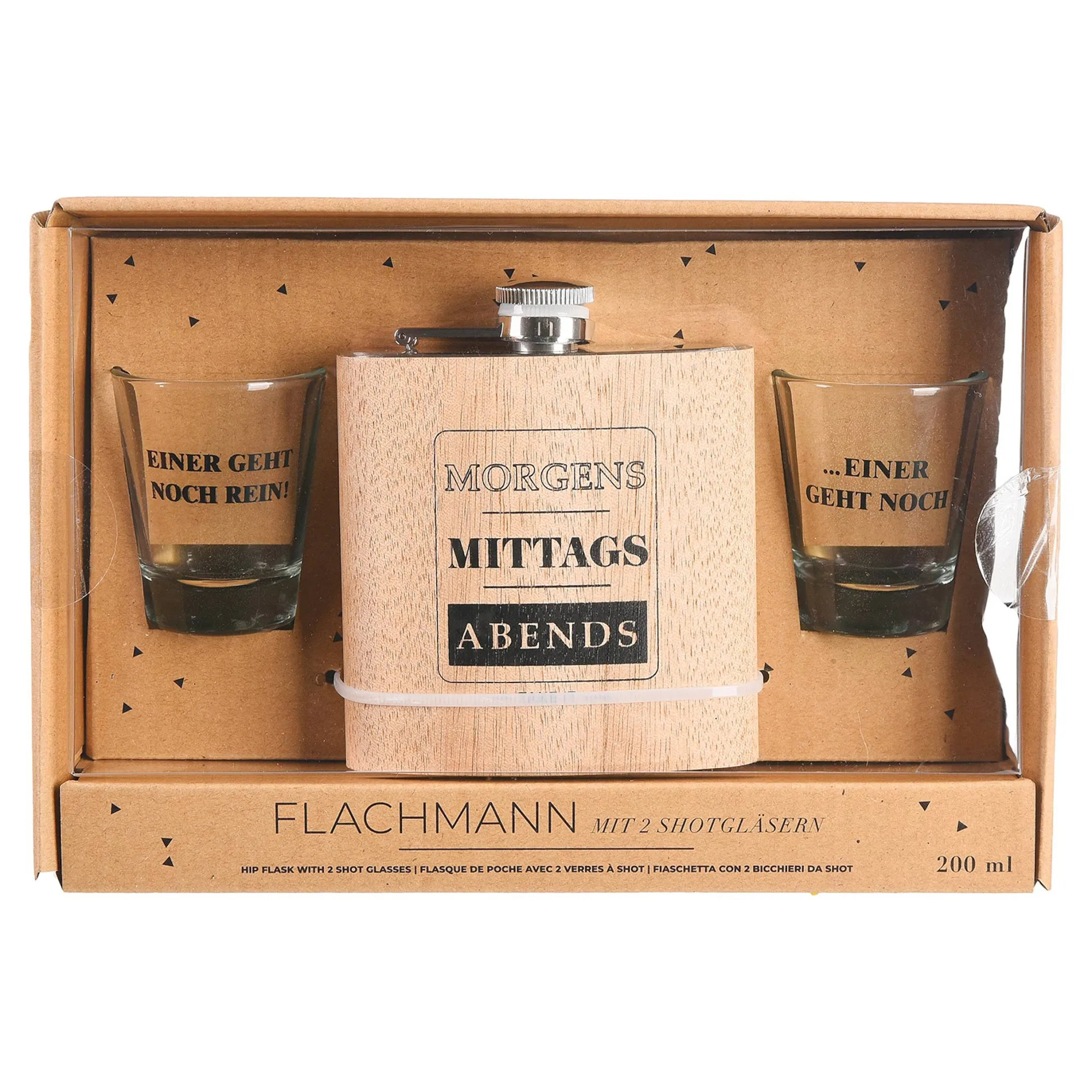 Flachmann Mit SchnapsGläsern^Depot Sale