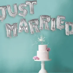 Cheap Depot Folienballon-Set Just Married