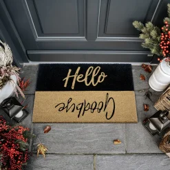 Shop Depot Fusmatte Hello Bye