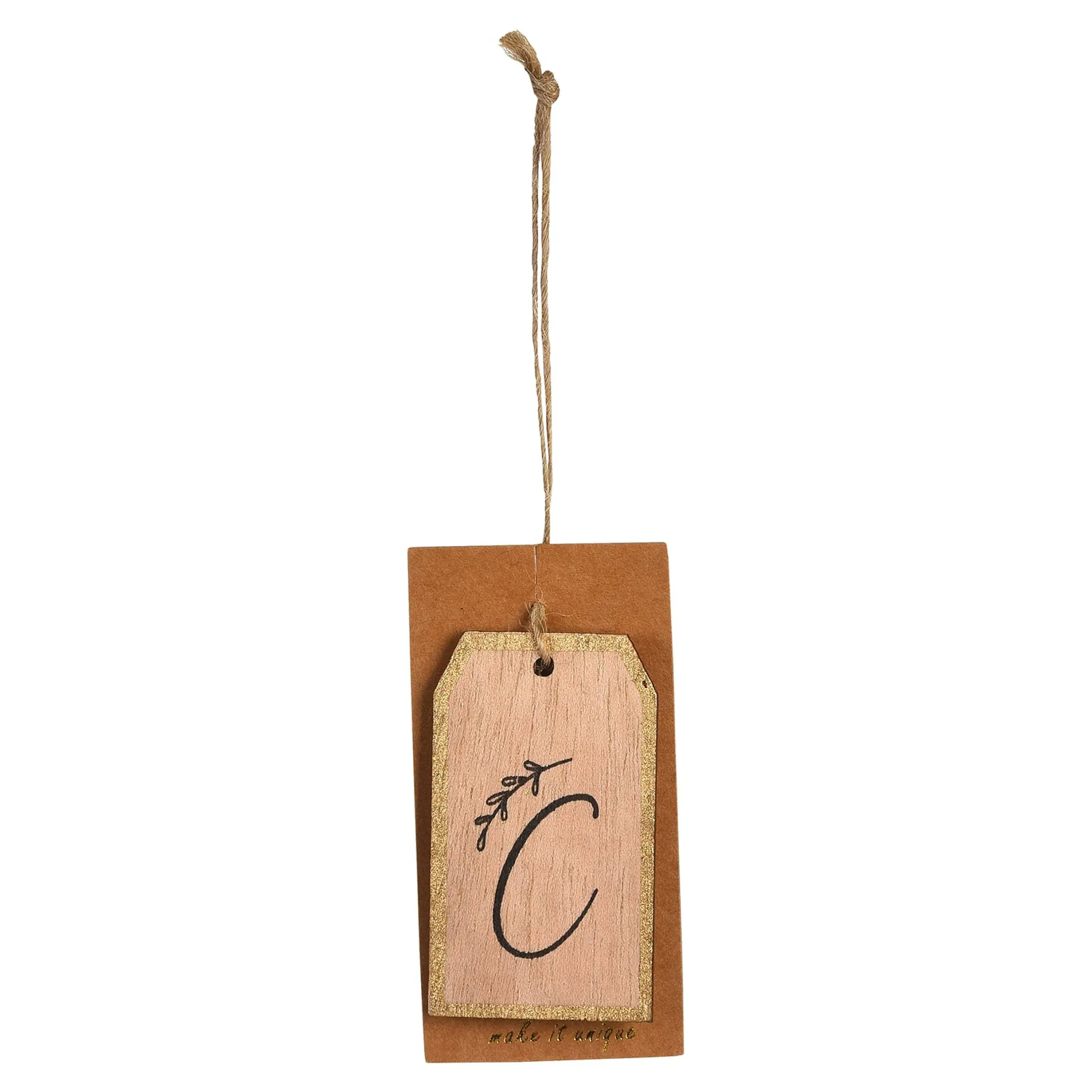 Geschenkanhänger Monogramm^Depot Clearance