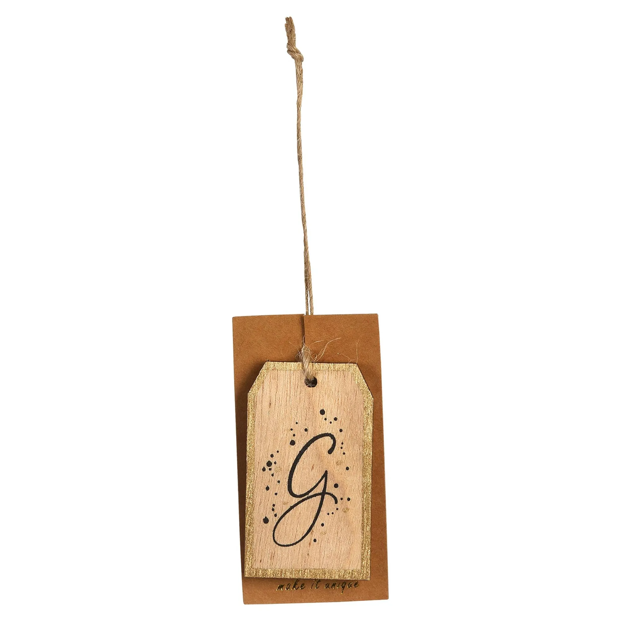 Geschenkanhänger Monogramm^Depot New