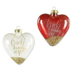 Glas-Baumschmuck Heart Dich^Depot Best