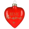 Glas-Baumschmuck Herz Mama^Depot Sale