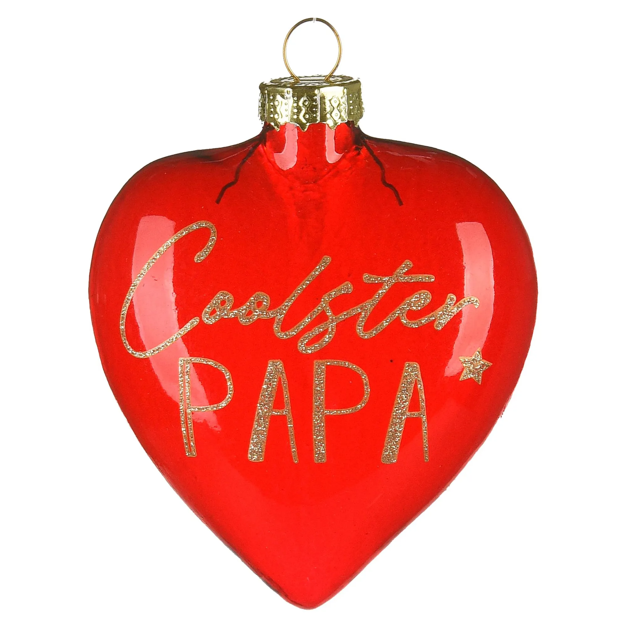 Glas-Baumschmuck Herz Papa^Depot Outlet