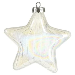 Glas-Baumschmuck Holo Stern^Depot Clearance