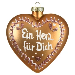 Glas-Baumschmuck LebKüchenherz^Depot Clearance