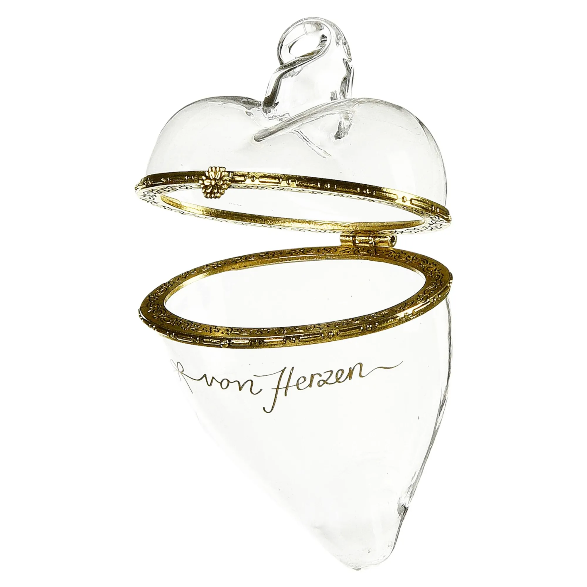 Glas-Baumschmuck Medaillon Herz^Depot Flash Sale