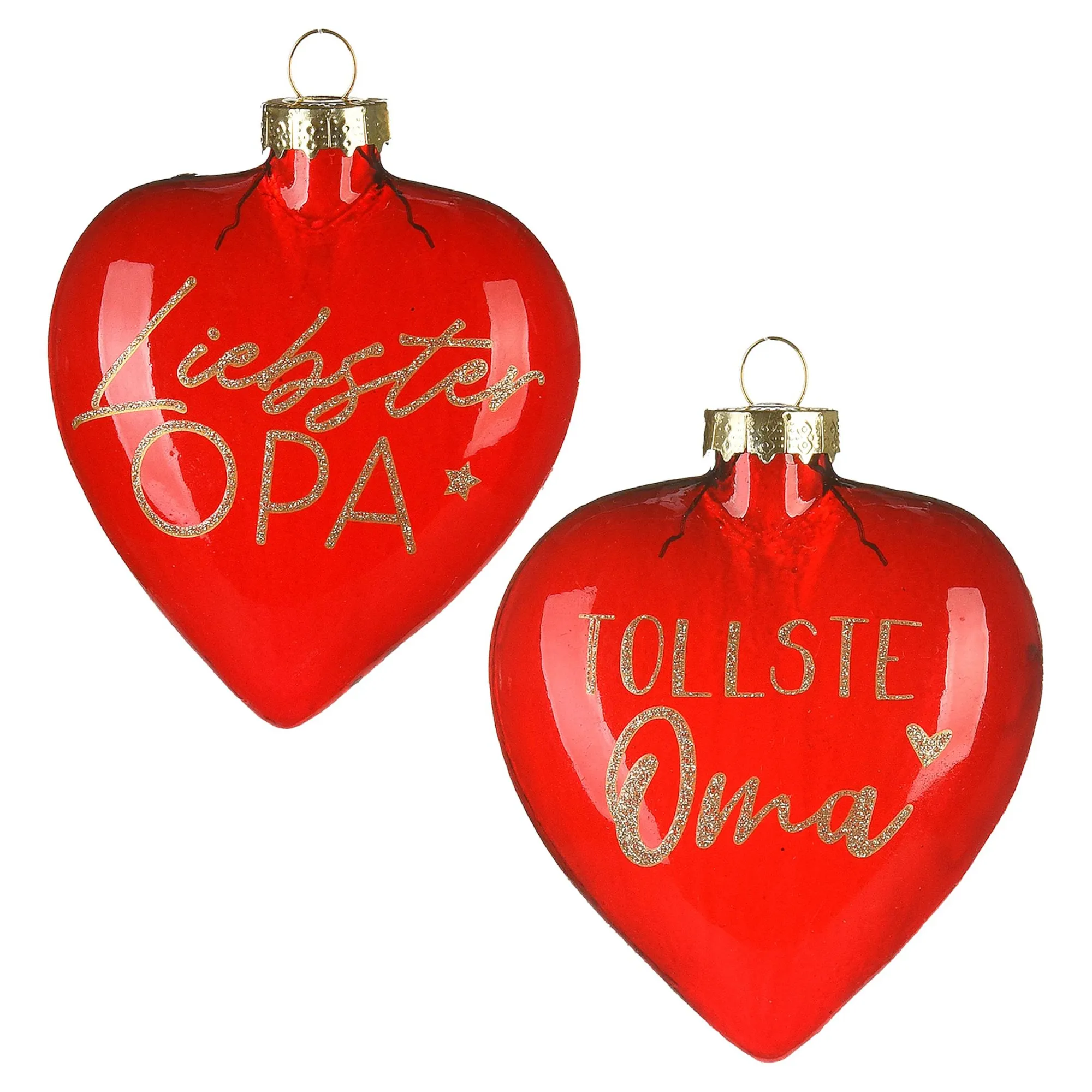 Glas-Baumschmuck-Set Oma & Opa^Depot Best