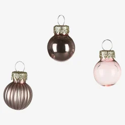 Glas-Mini-Weihnachtskugel-Set^Depot Shop
