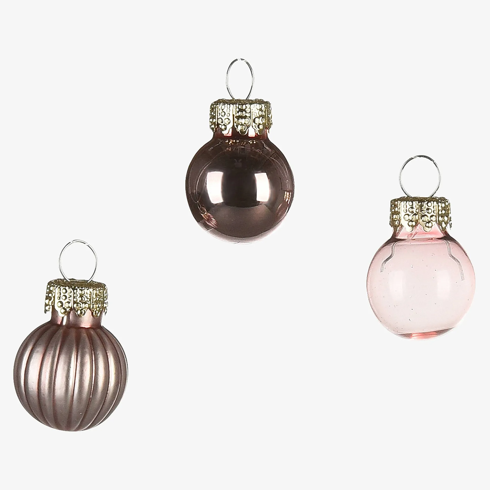 Glas-Mini-Weihnachtskugel-Set^Depot Shop