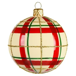 Glas-Weihnachtskugel Checkered^Depot Hot