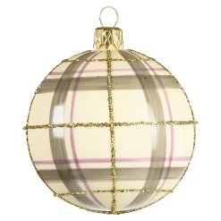 Glas-Weihnachtskugel Checkered^Depot Hot