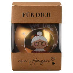 Glas-Weihnachtskugel schi Oma^Depot Clearance
