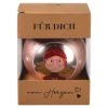 Glas-Weihnachtskugel schi Freundin^Depot Cheap