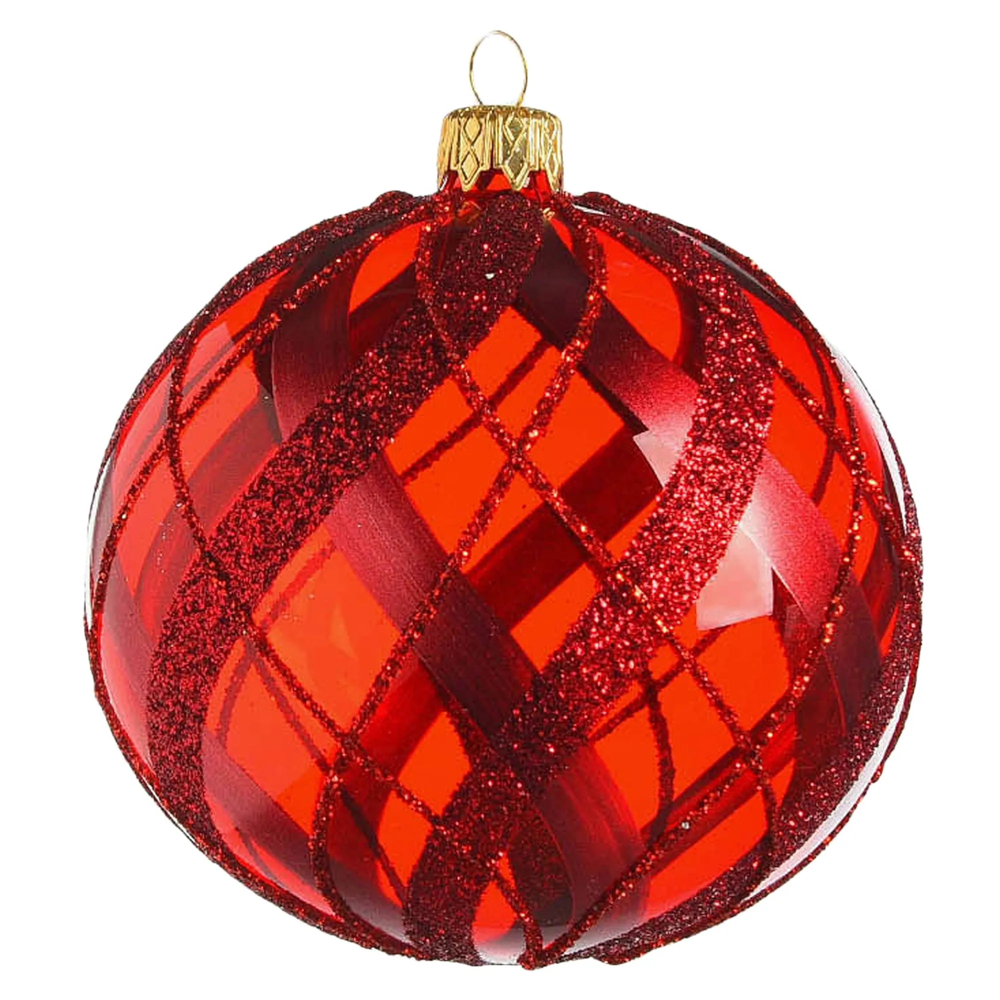 Glas-Weihnachtskugel Doublecheck^Depot Cheap