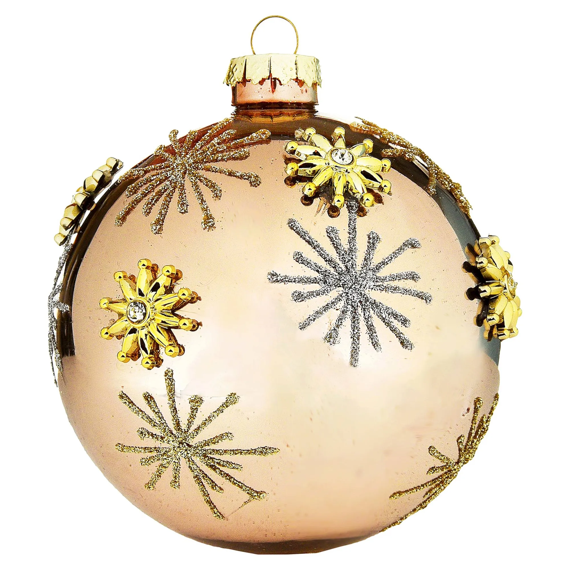 Glas-Weihnachtskugel Firework^Depot Clearance