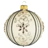 Glas-Weihnachtskugel Florale^Depot Flash Sale