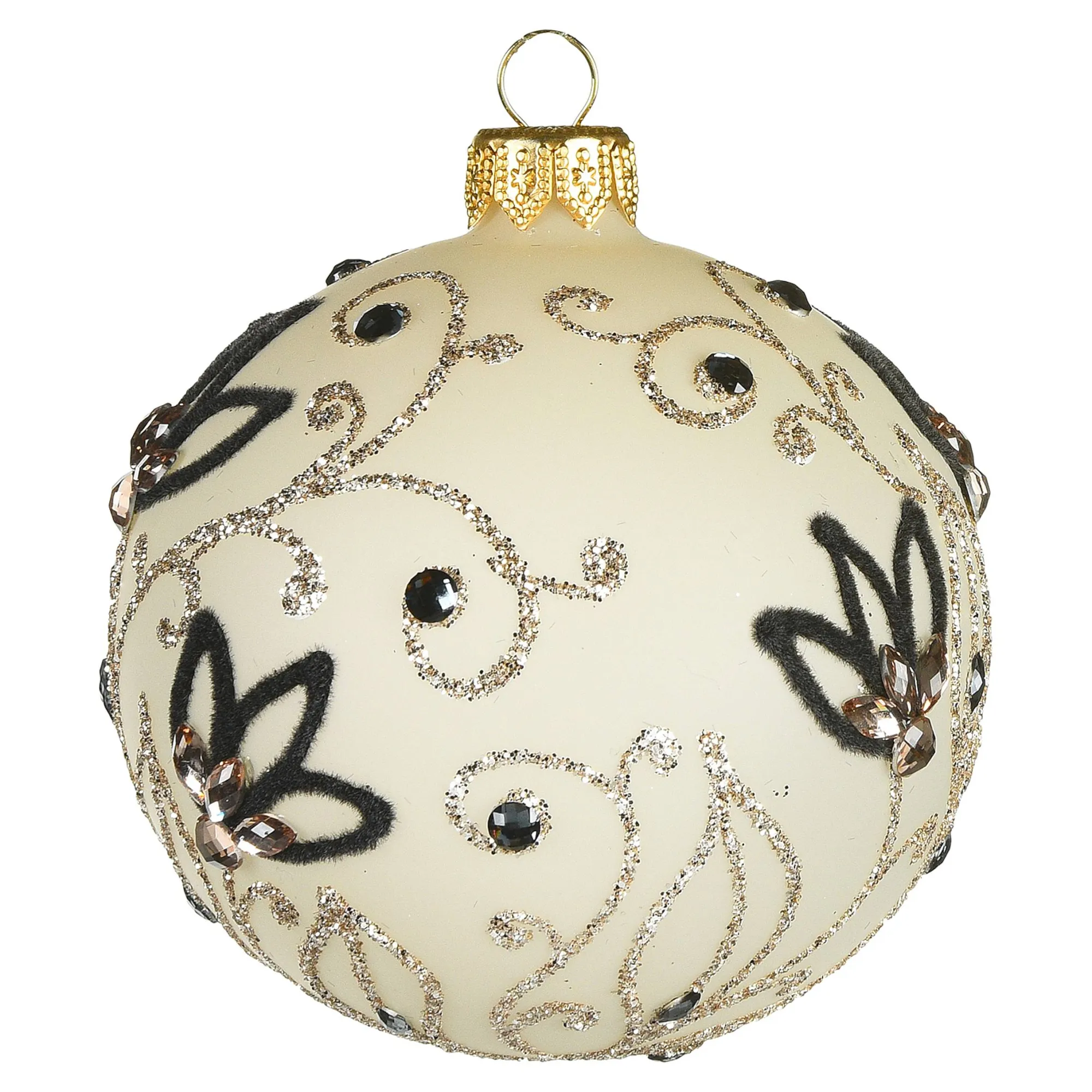 Glas-Weihnachtskugel Floral^Depot Best Sale
