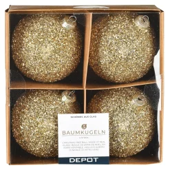 Glas-Weihnachtskugel Glam^Depot Cheap
